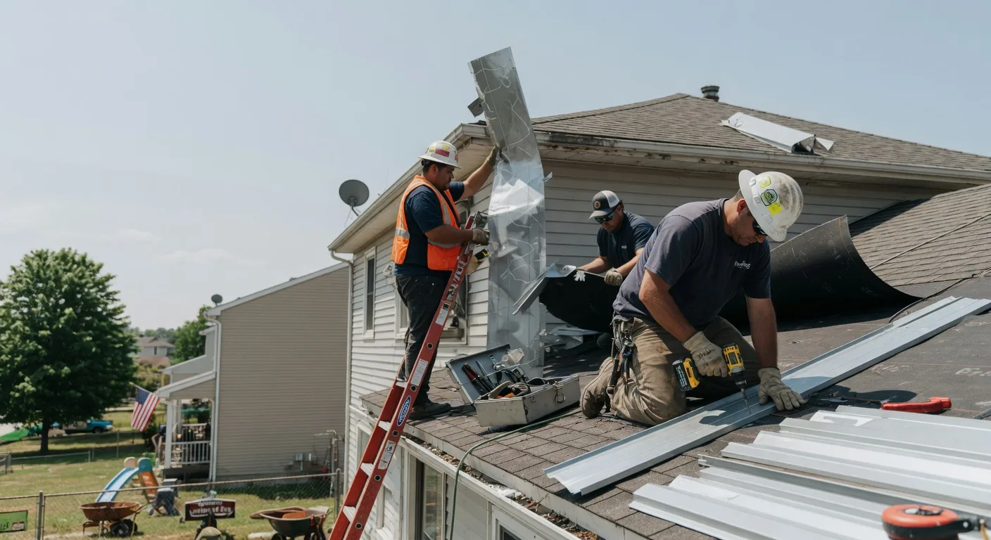 Storm Damage Metal Roof Repair in Lincolnville, ME